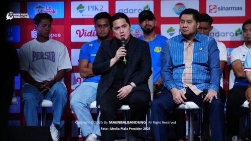 Erick Thohir Jamin Piala Presiden 2025 Akan Berlangsung Menarik